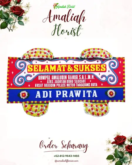 Papan Bunga Ucapan Selamat Lombok Utara
